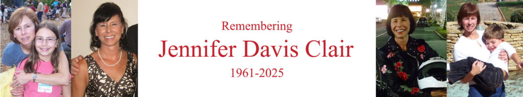 Memorial text honoring Jennifer Davis Collins, 1961-2025.